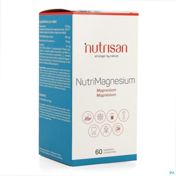 Nutrimagnesium Synergy  60 comprimés  Nutrisan