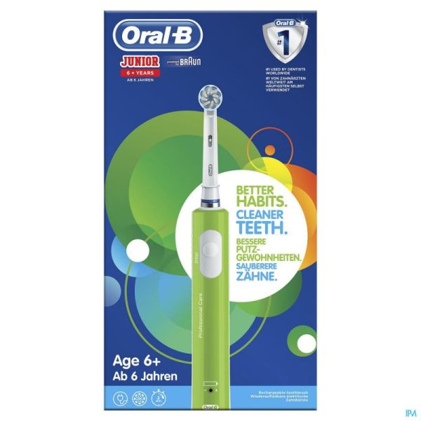 Oral-b Brosse Dents Vitality Junior 6+ Green