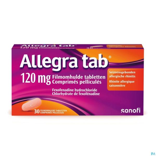 Allegra Tab 120mg Comp Pell 30x120mg