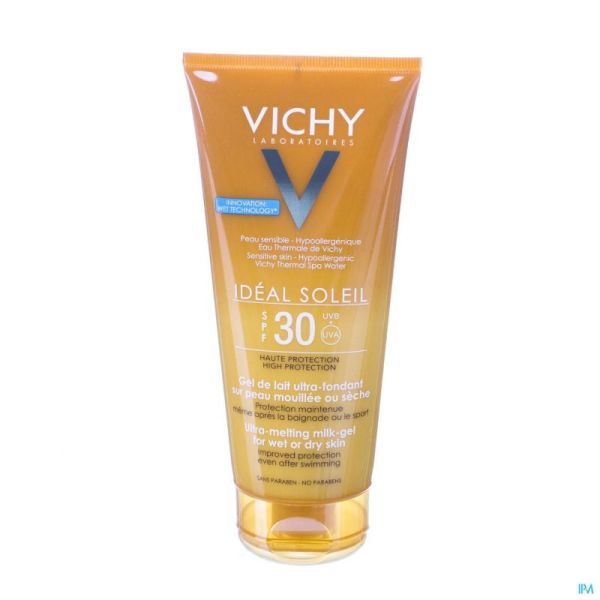 Vichy capital idéal soleil ip30 gel lait ultra fondant. 200ml