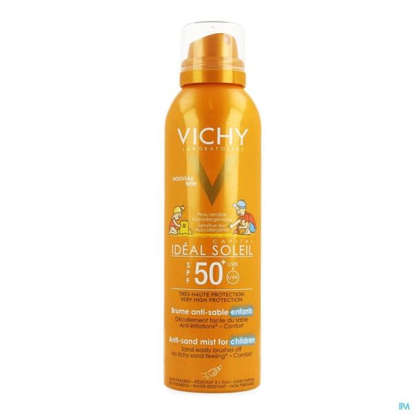 Vichy ideal soleil a/sable enfant. ip50+ brume 200ml