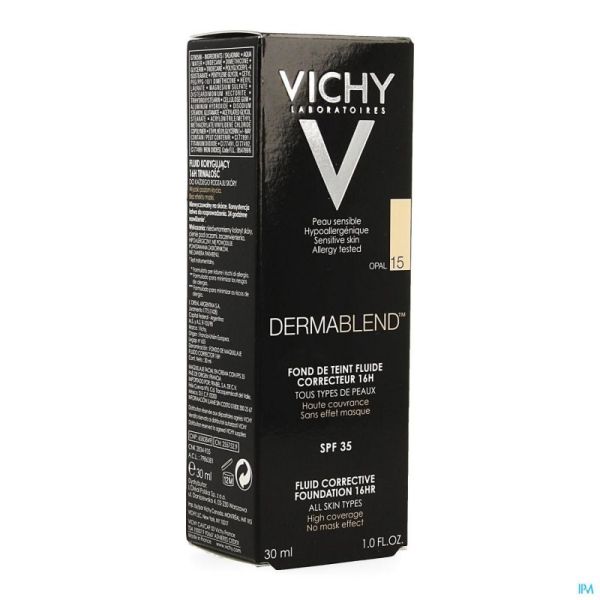 Vichy Fdt Dermablend Fluide 15 Opal 30ml