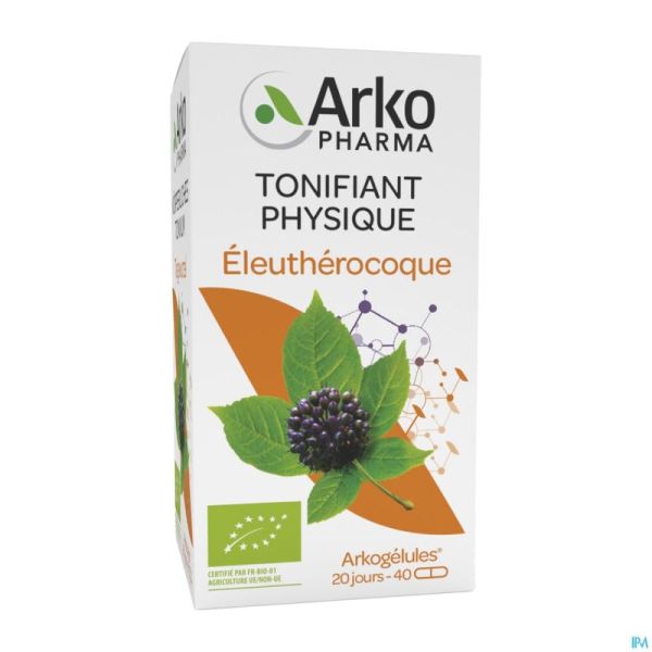 Arkogelules Eleutherocoque Bio Caps 40