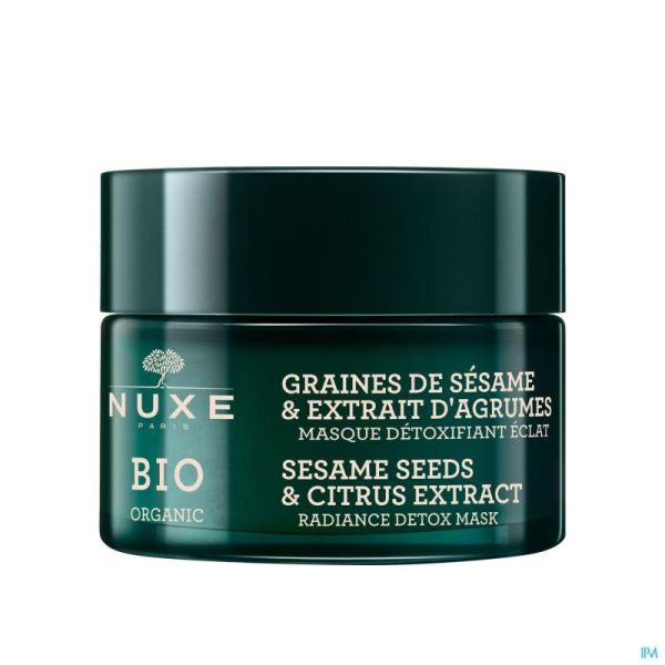 Nuxe Bio Masque Detoxifiant Eclat Pot 50ml