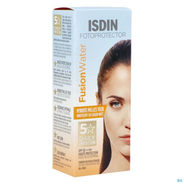 Isdin Fotoprotector Fusion Water 5star Ip50 50ml