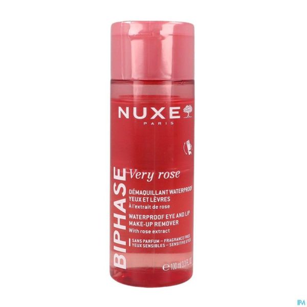Nuxe Very Rose Demaq Waterproof Biphase Yeux 100ml
