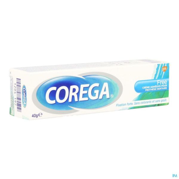 Corega free creme adhesive 40g