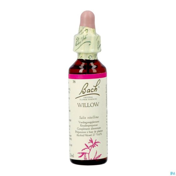 Bach flower remedie 38 willow    20ml