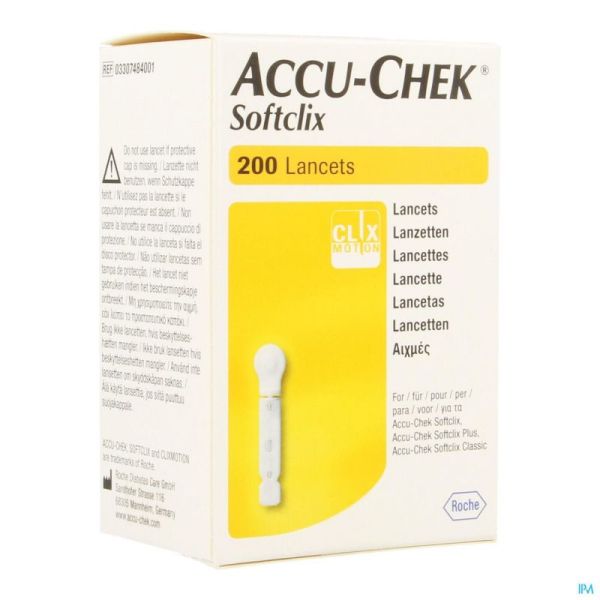 Accu Chek Softclix Lancet 200 3307484001