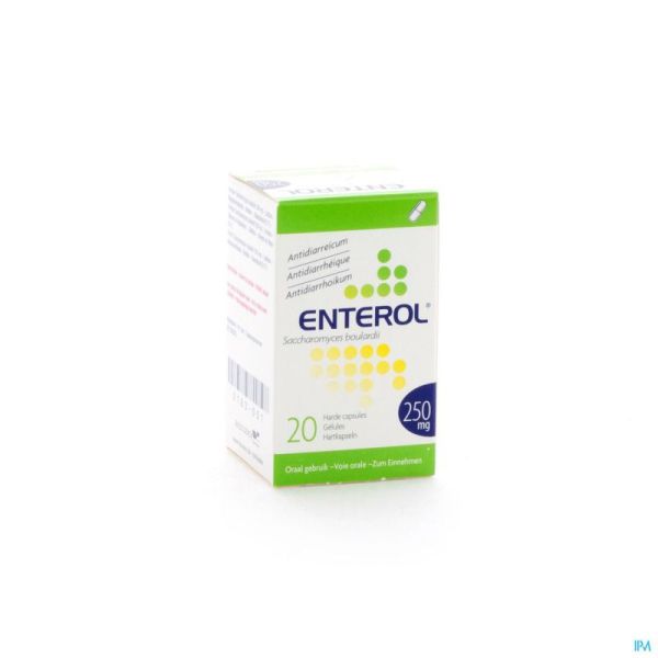 Enterol 250 mg caps harde dur  20 x 250 mg