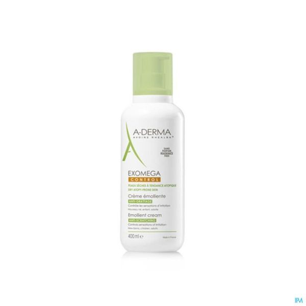 Aderma Exomega Control Creme Emollient Tube 400ml