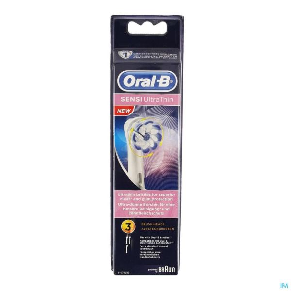 Oral B Refill Brosette Eb60 Sensitive 3ct