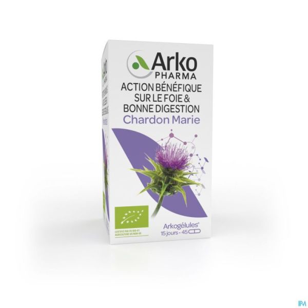 Arkogelules Chardon Marie Bio Caps 45 Nf