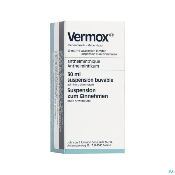 Vermox susp  30ml 2%