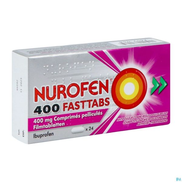 Nurofen 400 Fasttabs 24 X 400mg