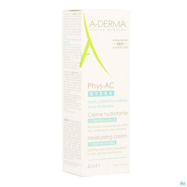 Aderma Phys-ac Hydra Creme Compensatrice Tube 40ml