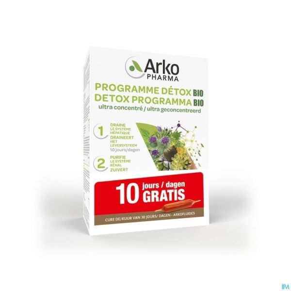 Arkofluides Programme Detox Amp 30 Promopack