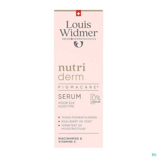 Widmer Nutriderm Pigmacare Serum N/parf Fl 30ml