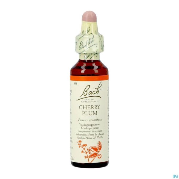 Bach flower remedie 06 cherry plum    20ml