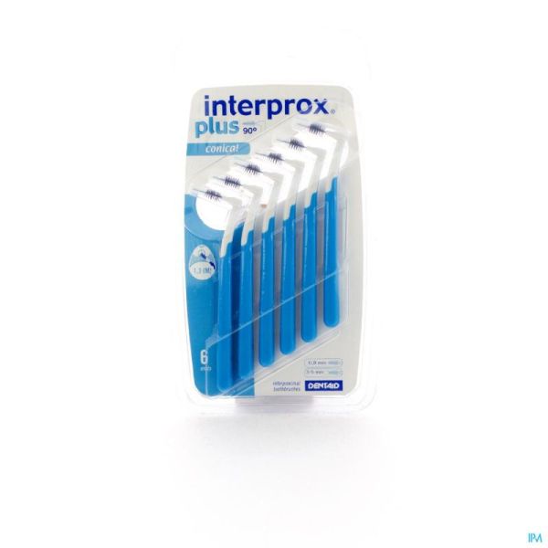 Interprox plus conique bleu interd.    6 1150