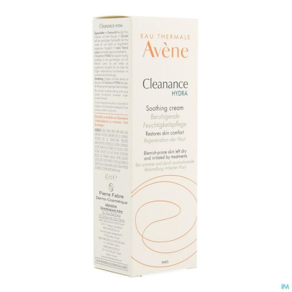 Avene Cleanance Hydra Creme Apaisante 40ml