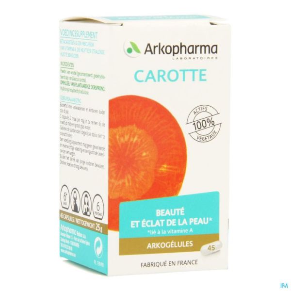 Arkogelules carotte vegetal 45