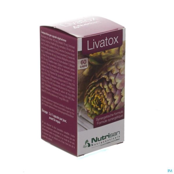 Livatox Vegecaps 60 Nutrisan