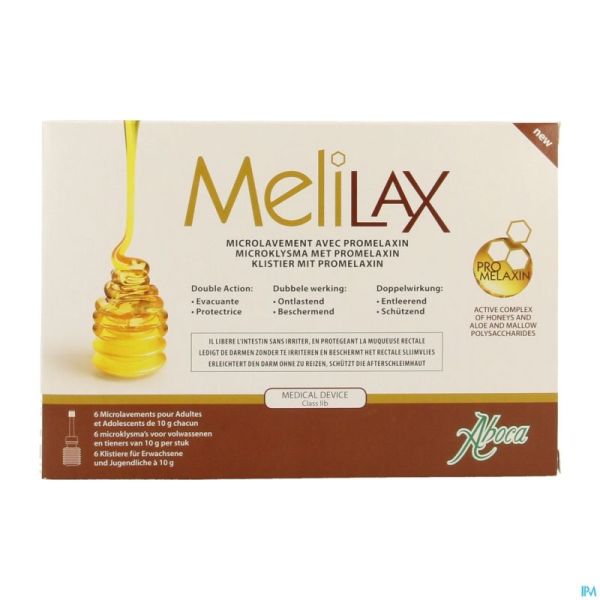 Melilax microlavement 6x10g   aboca