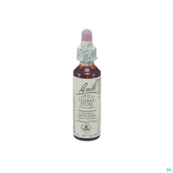 Bach flower remedie 06 cherry plum    20ml