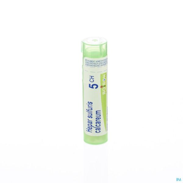 Hepar Sulfuris Calcareum 5ch Gr 4g Boiron