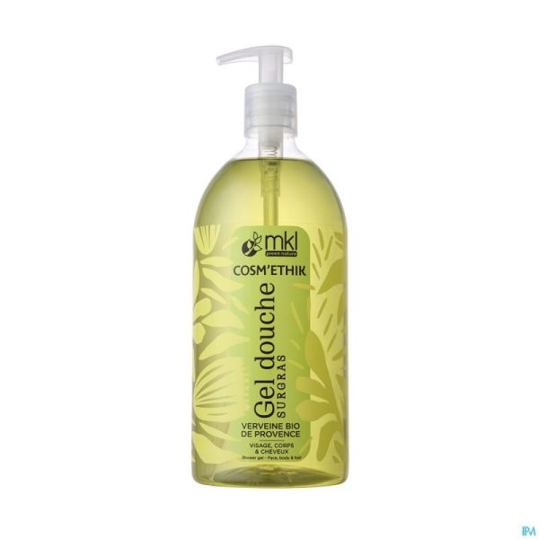 Cosm'ethik Gel Douche Verveine Bio Fl Pompe 1l