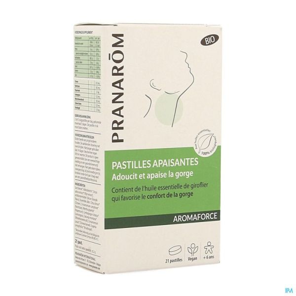 Aromaforce bio pastilles apaisantes 21