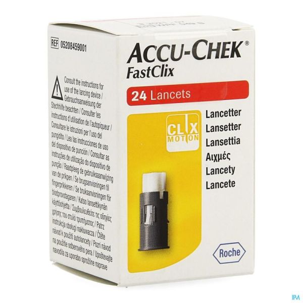 Accu Chek Mobile Fastclix Lancets 4x6 5208459001