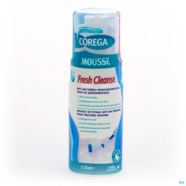 Corega fresh cleanse mousse   125ml