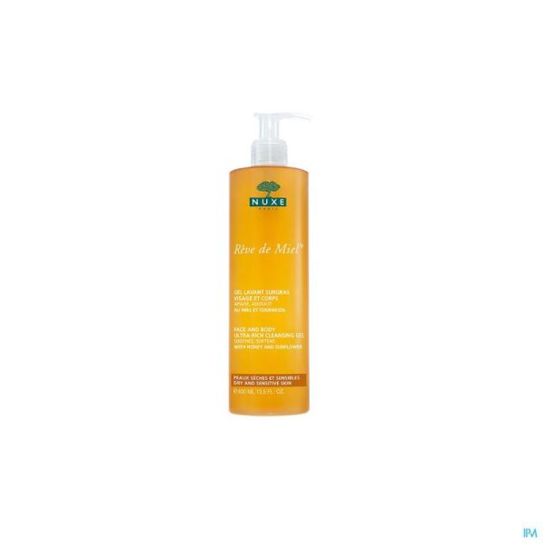 Nuxe reve de miel gel nett.surgr.vis.-corps  400ml