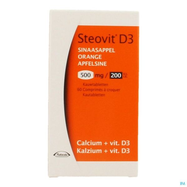 Steovit D3 500mg/200ui Comp 60