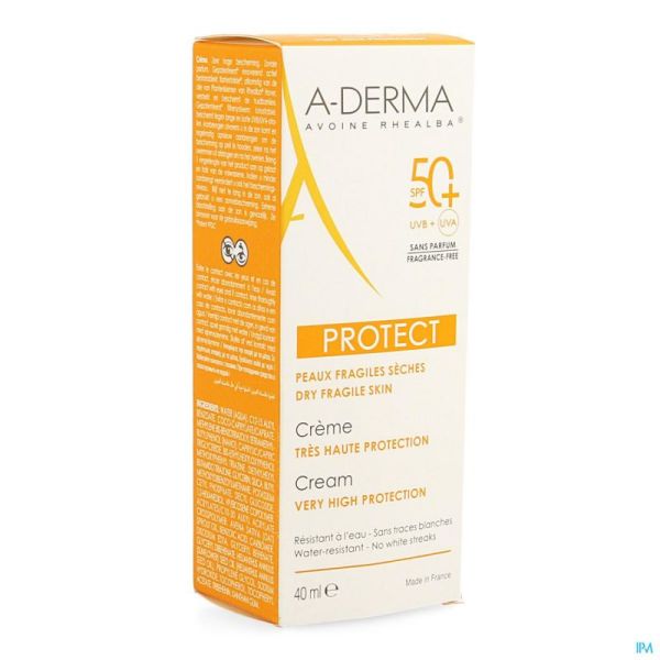 Aderma Protect Creme S/parfum Tube 40ml