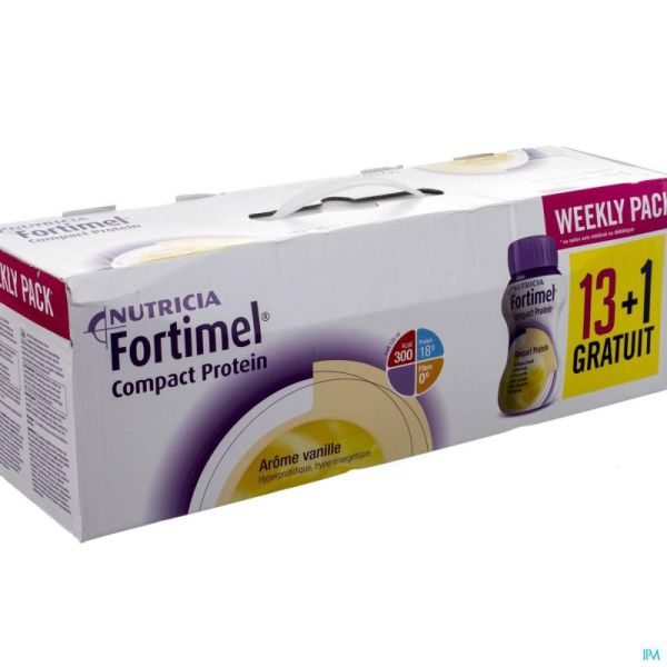 Fortimel Compact Protein Week Pack Vanil. 14x125ml