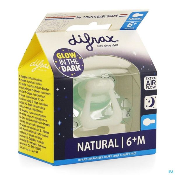 Difrax sucette natural  6+ nuit