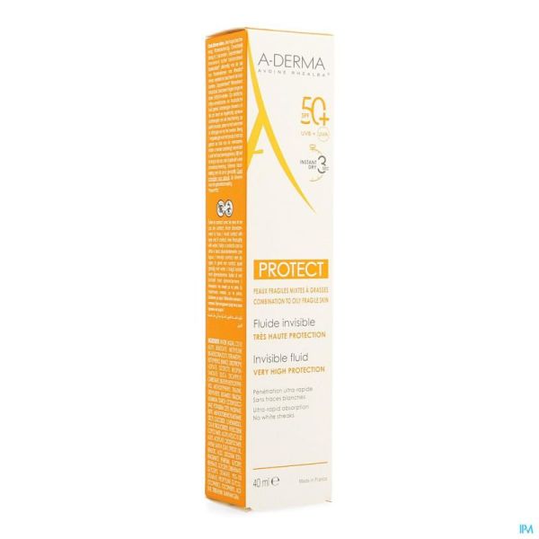Aderma Protect Fluide Invisible 40ml
