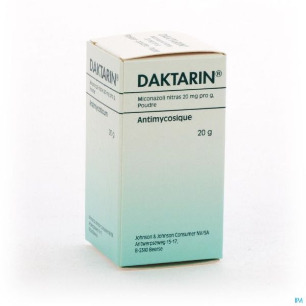 Daktarin pulv derm 1 x 20 g  2%