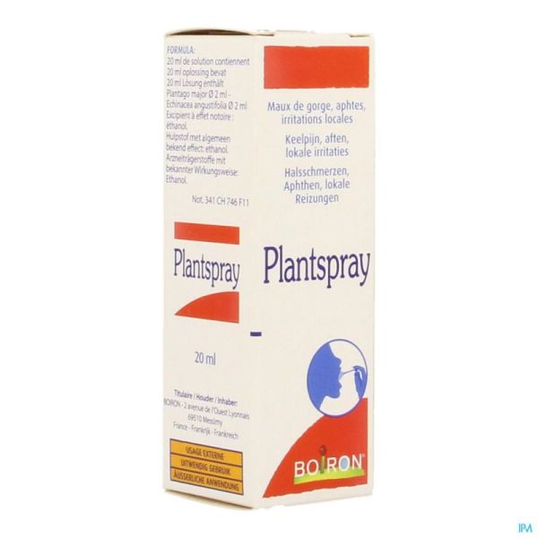 Plantspray    spray 20ml boiron