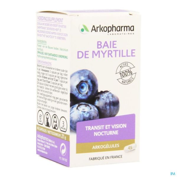 Arkogelules myrtille baie vegetal 45
