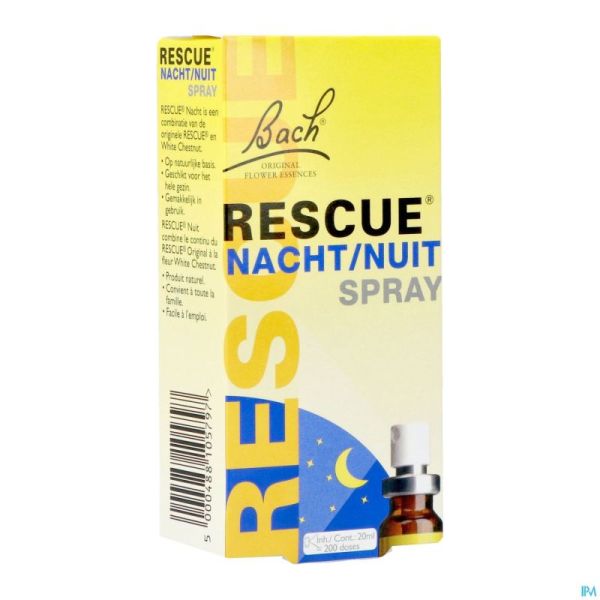 Bach rescue spray nuit   20ml