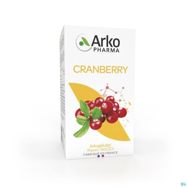 Arkogelules cranberryne caps 150