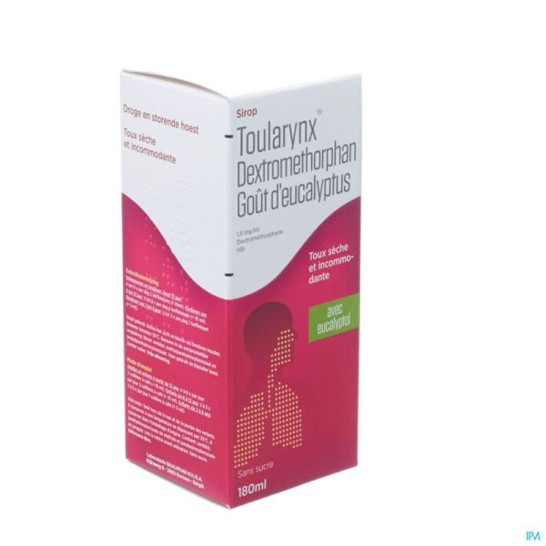 Toularynx dextromethorphan eucalyptus 180ml