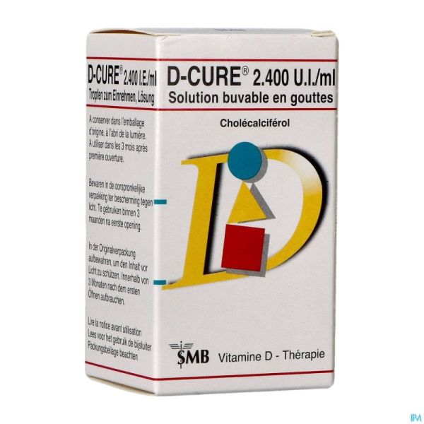 D-cure 2400ui/ml Sol Buvable Fl 10ml