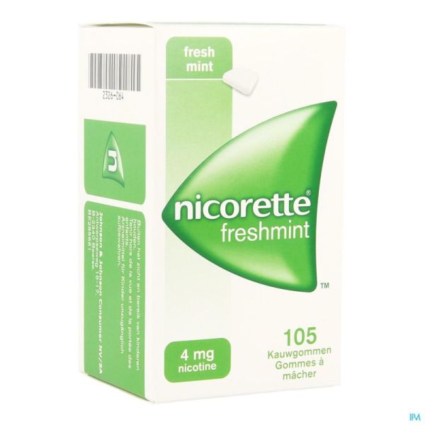 Nicorette freshmint gomme mach 105x4mg