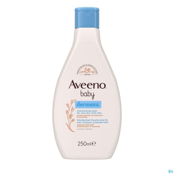 Aveeno Baby Dermexa Gel Douche Emollient 250ml
